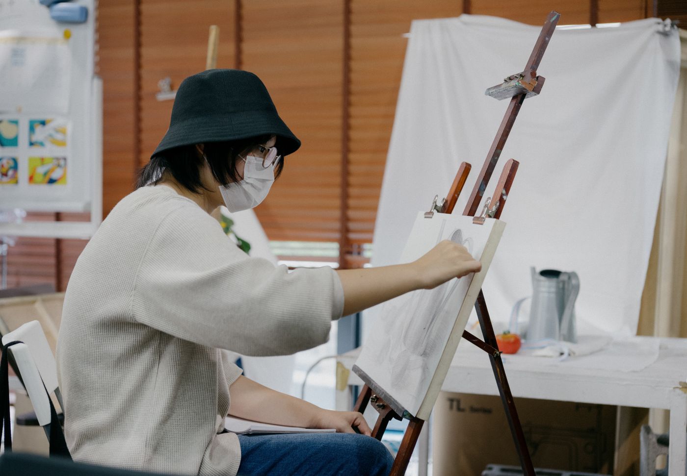 制作中の人物のイメージ